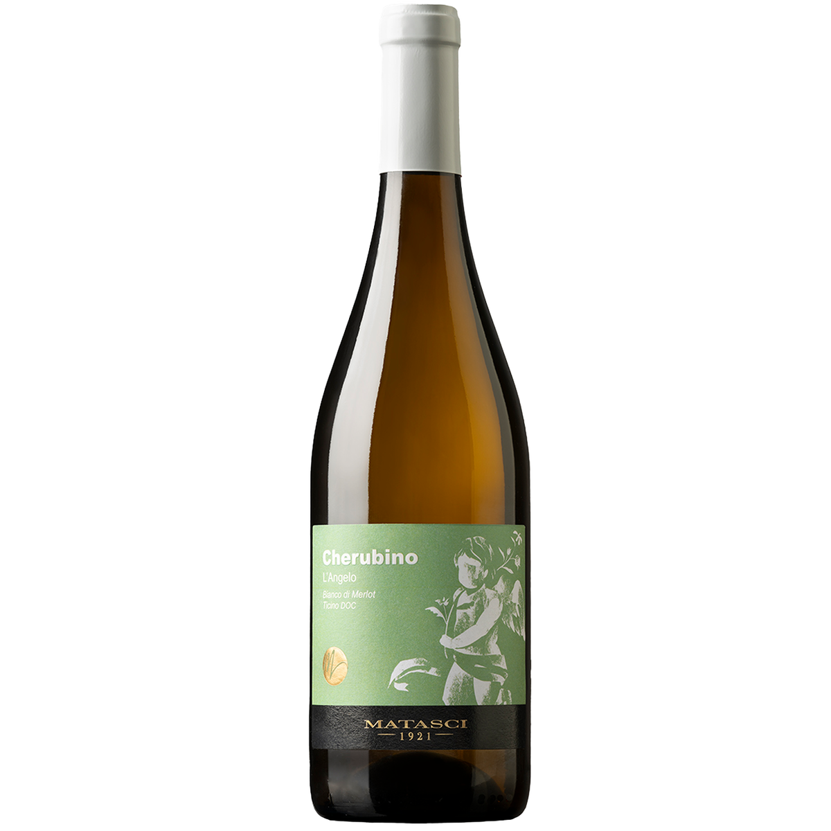 Cherubino, Bianco di Merlot Ticino DOC élevé sur lies