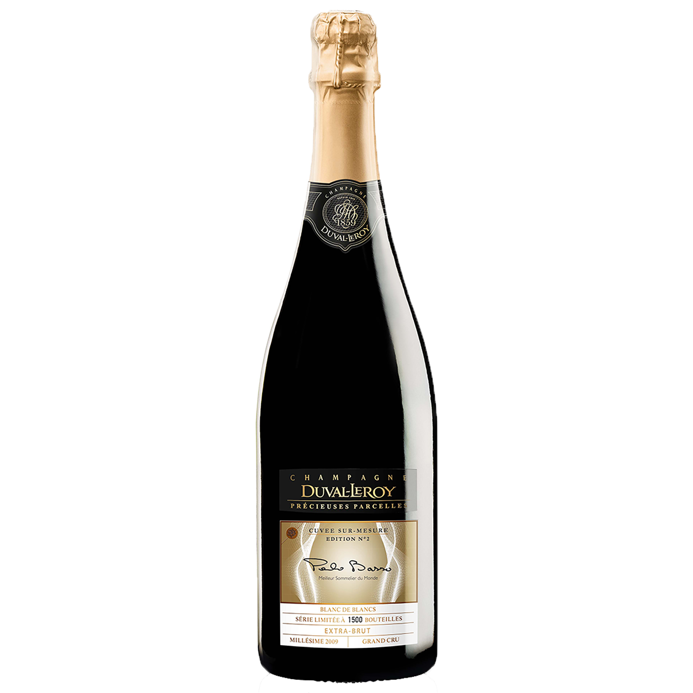 Duval-Leroy Blanc de Blancs Cuvée Paolo Basso 2009 Champagne Grand Cru Extra Brut