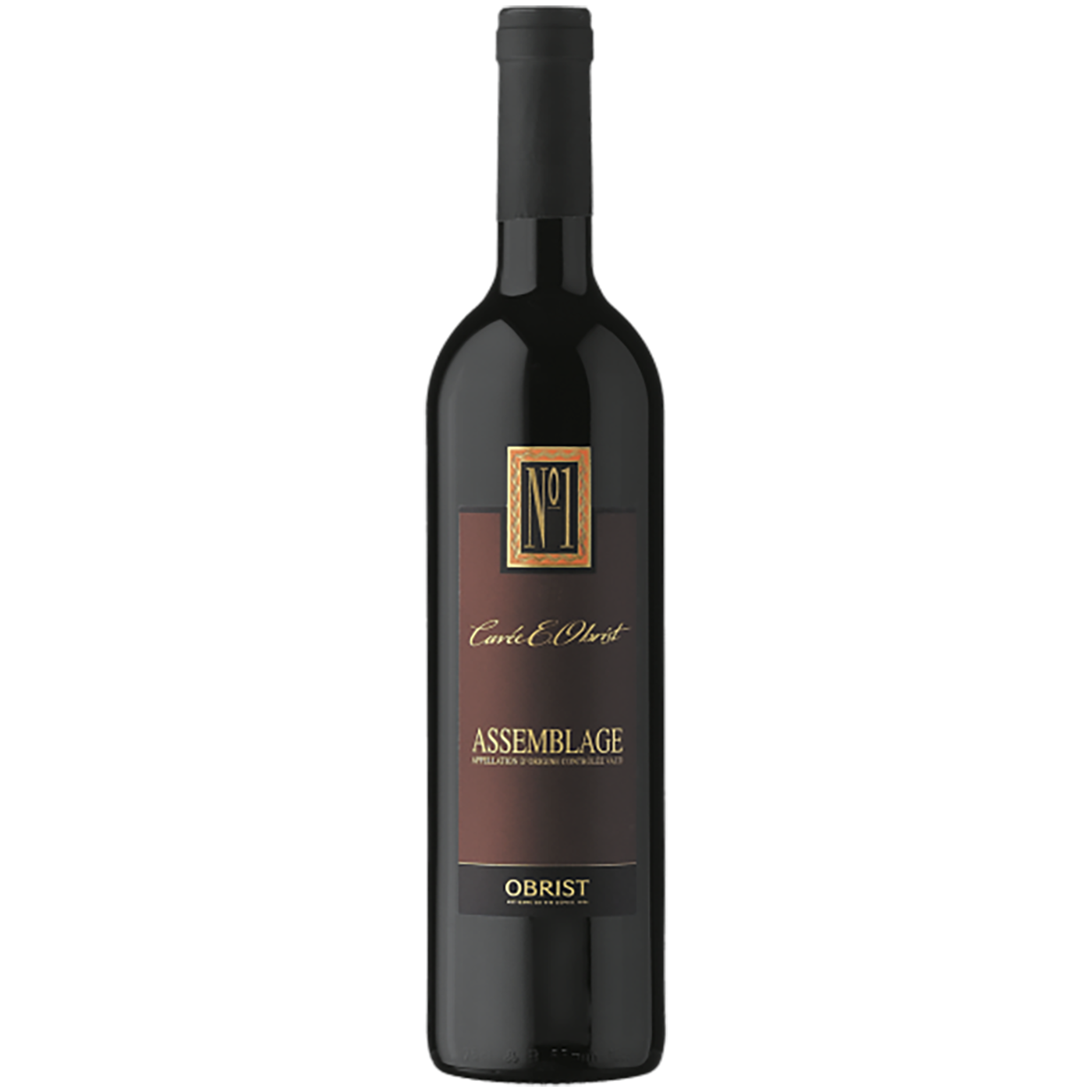 N° 1 - Cuvée E. Obrist, Assemblage Rouge Vaud AOC