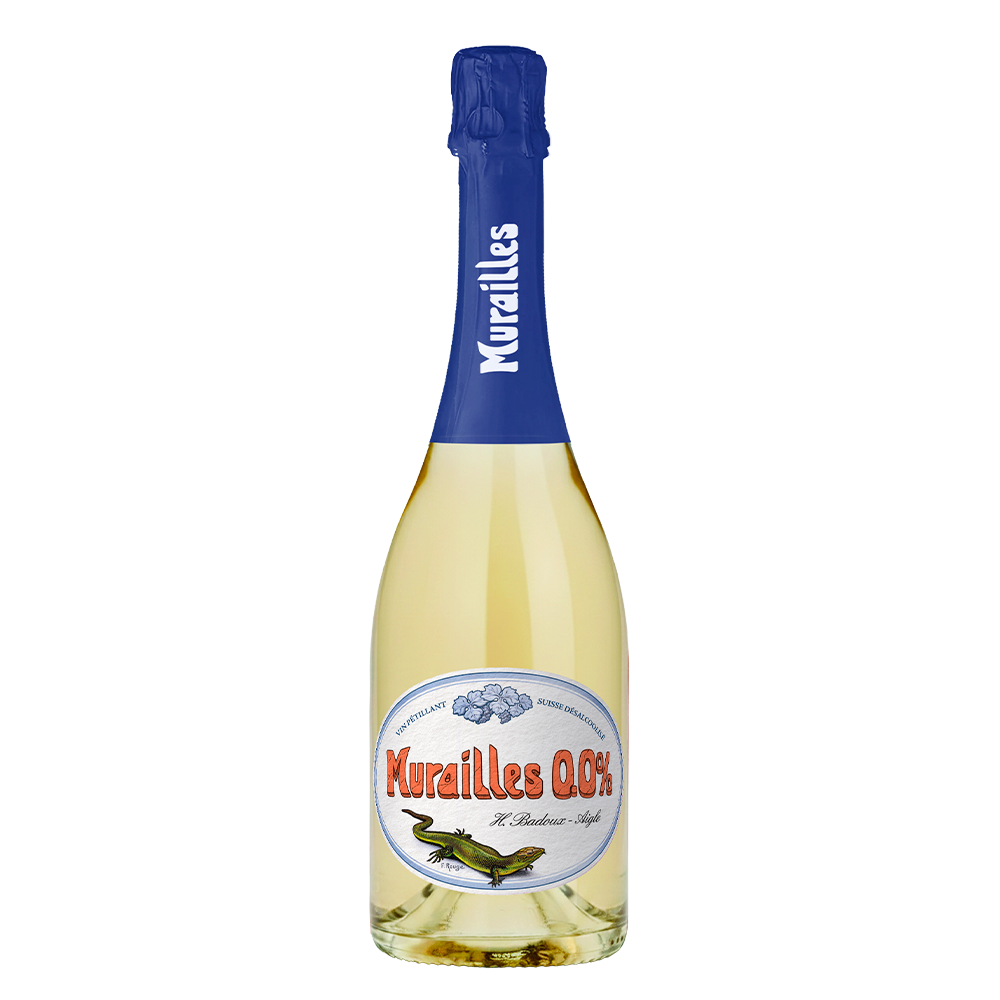 Murailles 0.0% Vin Pétillant Suisse désalcoolisé